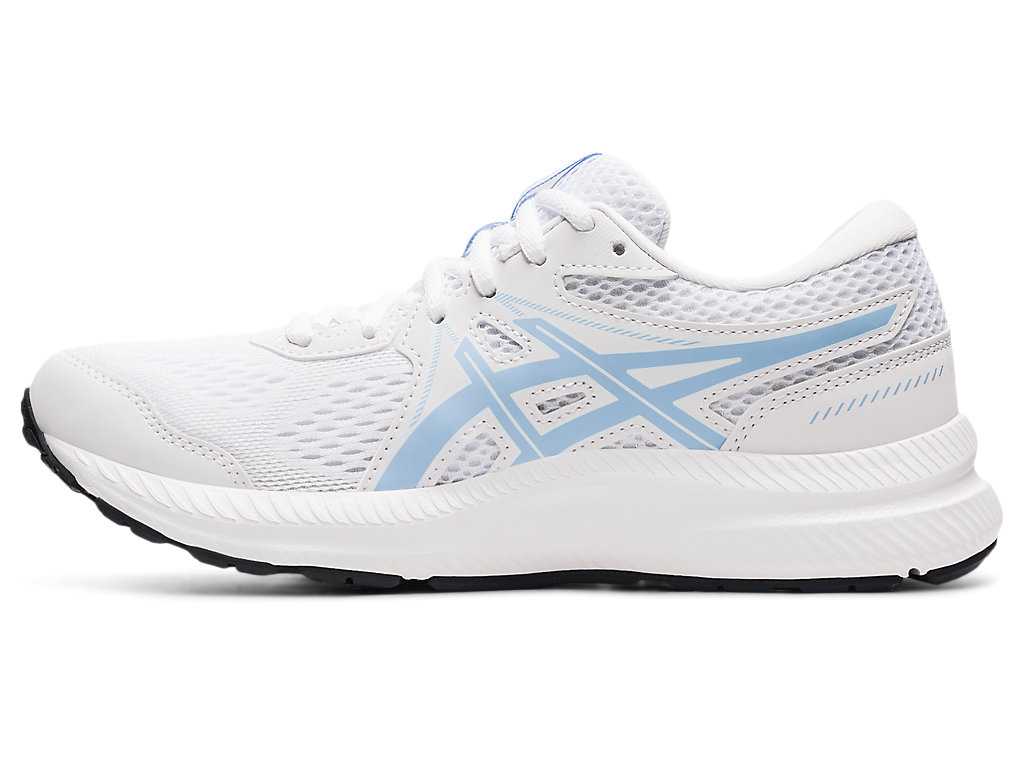 Buty do Chodzenia Damskie Asics Gel-contend 7 Białe Białe | 81045-WUSX