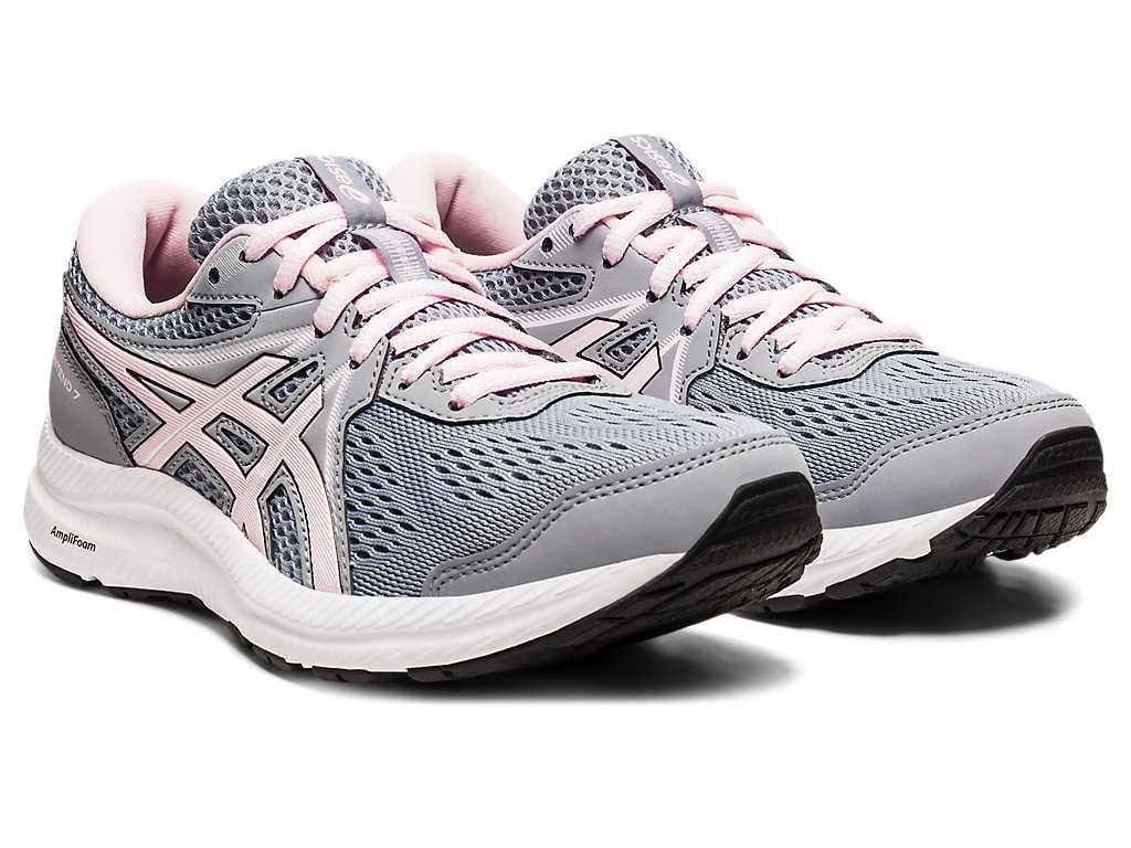 Buty do Chodzenia Damskie Asics Gel-contend 7 (D) Różowe Głęboka Niebieskie | 86012-ECDA