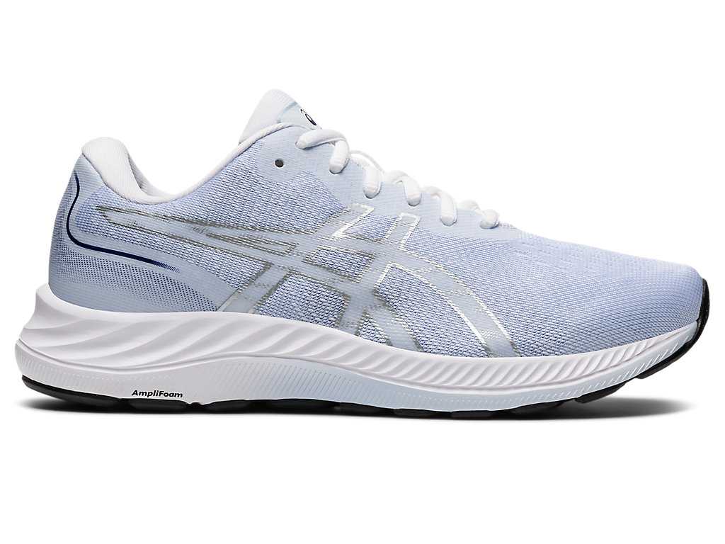 Buty do Chodzenia Damskie Asics Gel-excite 9 Białe Srebrne | 01537-OVCZ