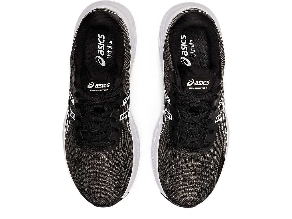 Buty do Chodzenia Damskie Asics Gel-excite 9 Czarne Białe | 10392-VCNJ