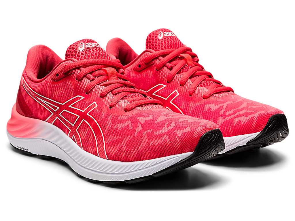 Buty do Chodzenia Damskie Asics Gel-excite 8 Różowe Białe | 20341-EWVZ