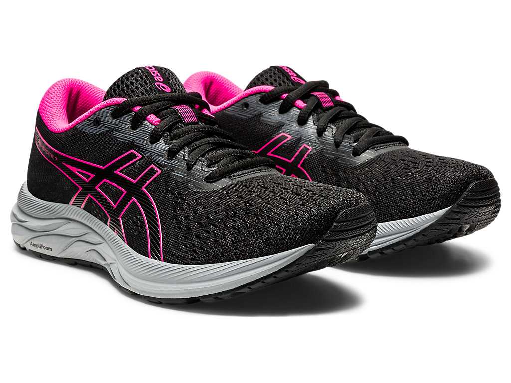 Buty do Chodzenia Damskie Asics Gel-excite 7 Czarne | 21057-QYRG