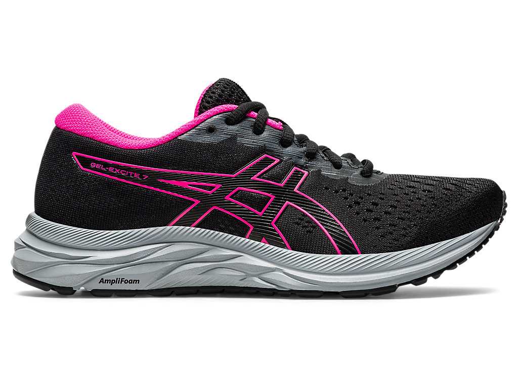 Buty do Chodzenia Damskie Asics Gel-excite 7 Czarne | 21057-QYRG