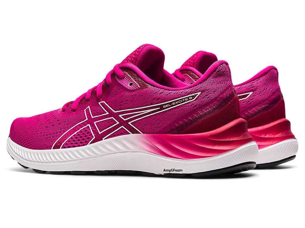 Buty do Chodzenia Damskie Asics Gel-excite 8 Różowe Białe | 21357-MYPX