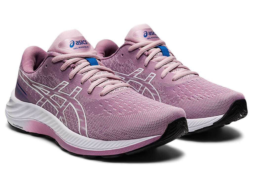 Buty do Chodzenia Damskie Asics Gel-excite 9 Różowe Białe | 41890-RCBA