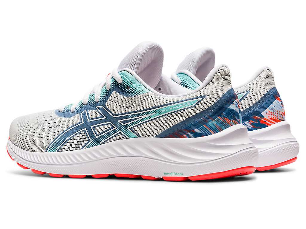 Buty do Chodzenia Damskie Asics Gel-excite 8 Białe Białe | 54037-WOVP