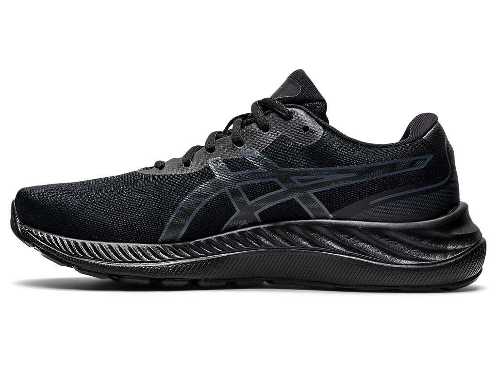 Buty do Chodzenia Damskie Asics Gel-excite 9 Czarne Szare | 61507-BMXJ