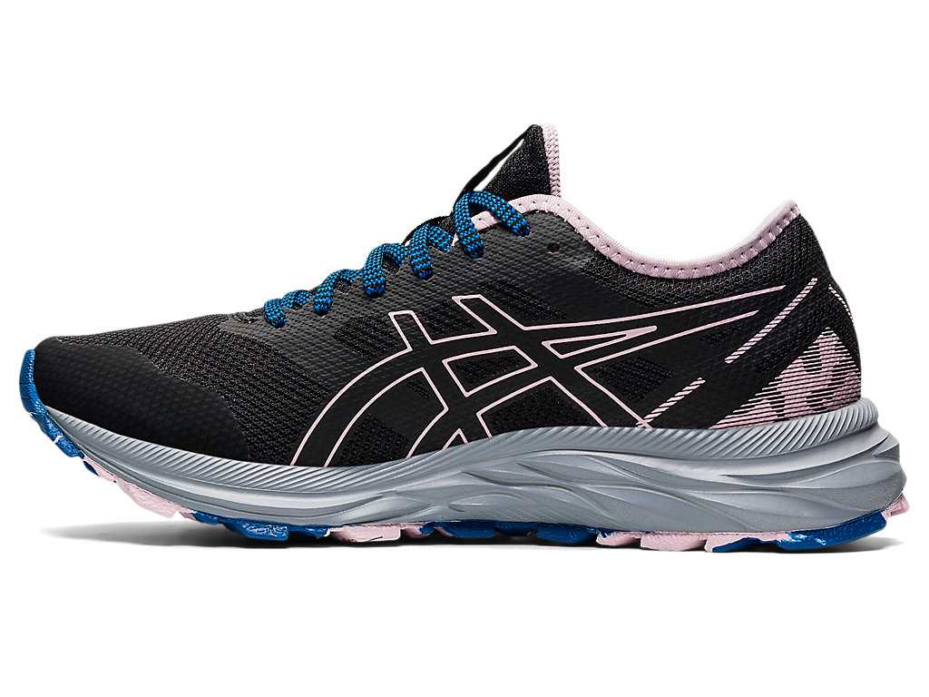 Buty do Chodzenia Damskie Asics Gel-excite Trailowe Czarne Różowe | 73249-LIDT