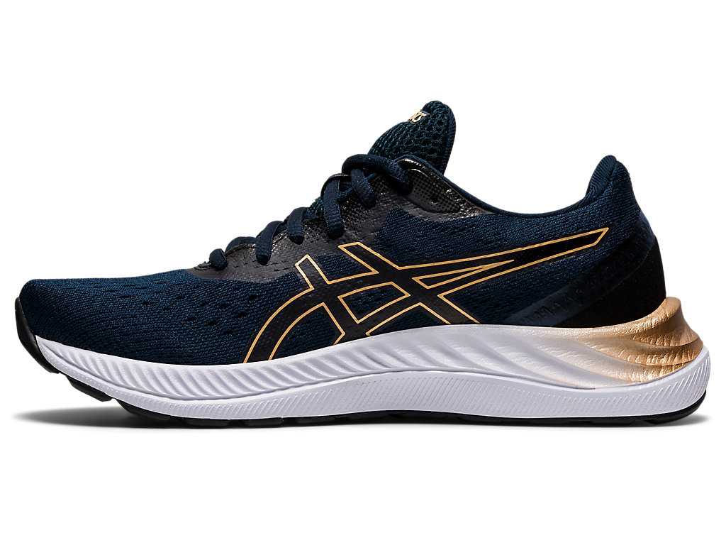 Buty do Chodzenia Damskie Asics Gel-excite 8 (D) Niebieskie | 82106-KHLR