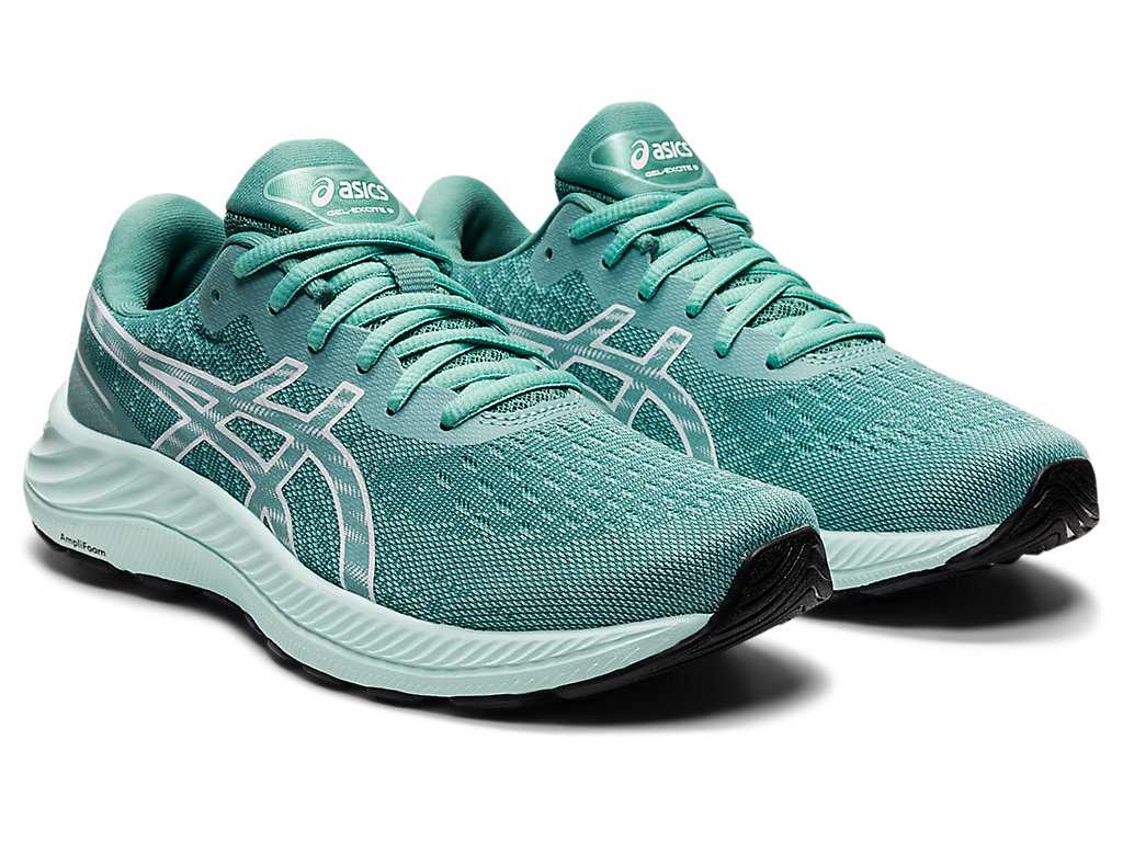 Buty do Chodzenia Damskie Asics Gel-excite 9 Zielone Białe | 87069-WTRM