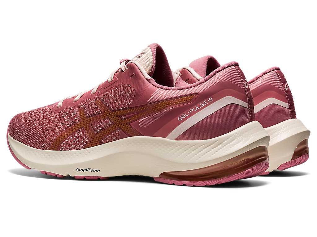 Buty do Chodzenia Damskie Asics Gel-pulse 13 Różowe Brązowe | 01562-KWFB