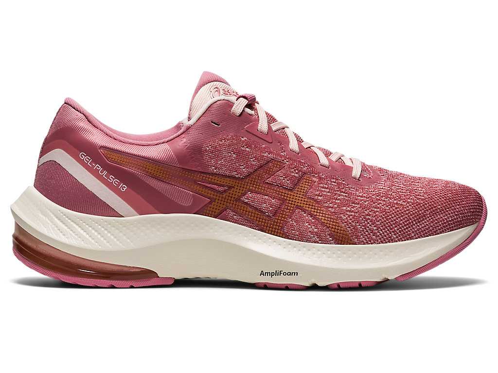 Buty do Chodzenia Damskie Asics Gel-pulse 13 Różowe Brązowe | 01562-KWFB