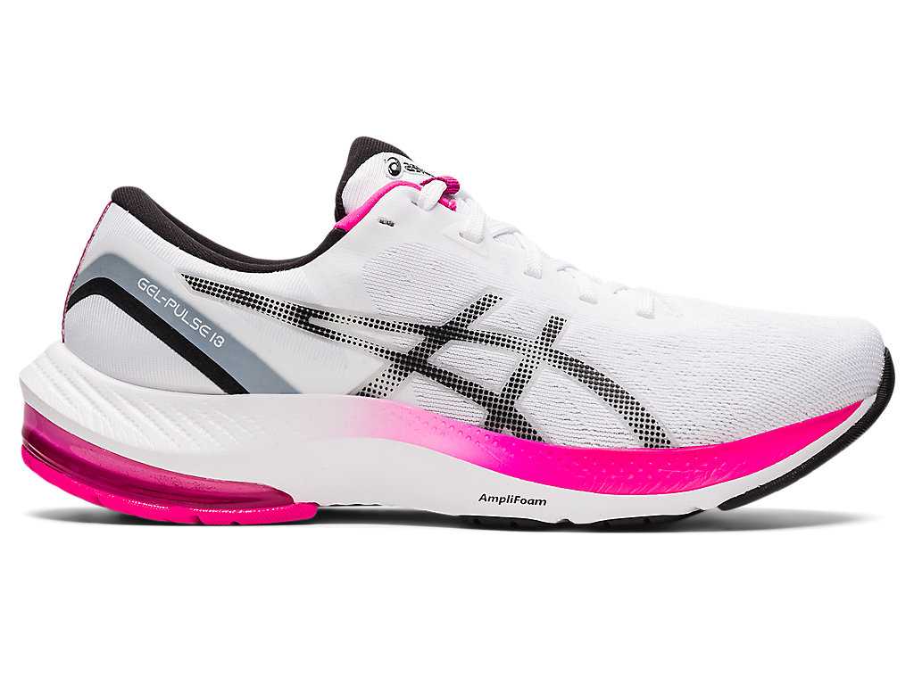 Buty do Chodzenia Damskie Asics Gel-pulse 13 Białe Czarne | 07351-MPQV