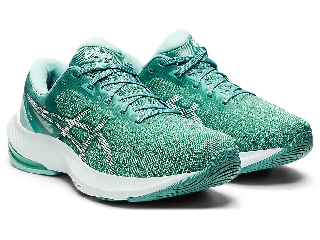 Buty do Chodzenia Damskie Asics Gel-pulse 13 Oliwkowe Białe | 27350-OHME