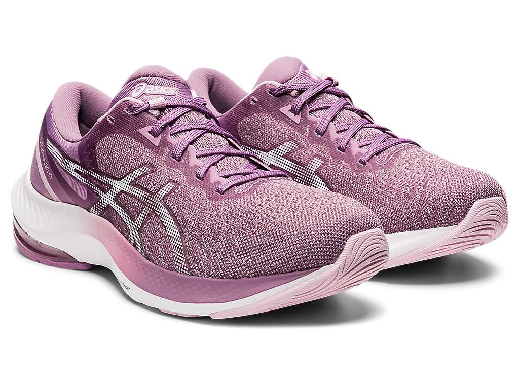 Buty do Chodzenia Damskie Asics Gel-pulse 13 Różowe Białe | 54901-UPXF