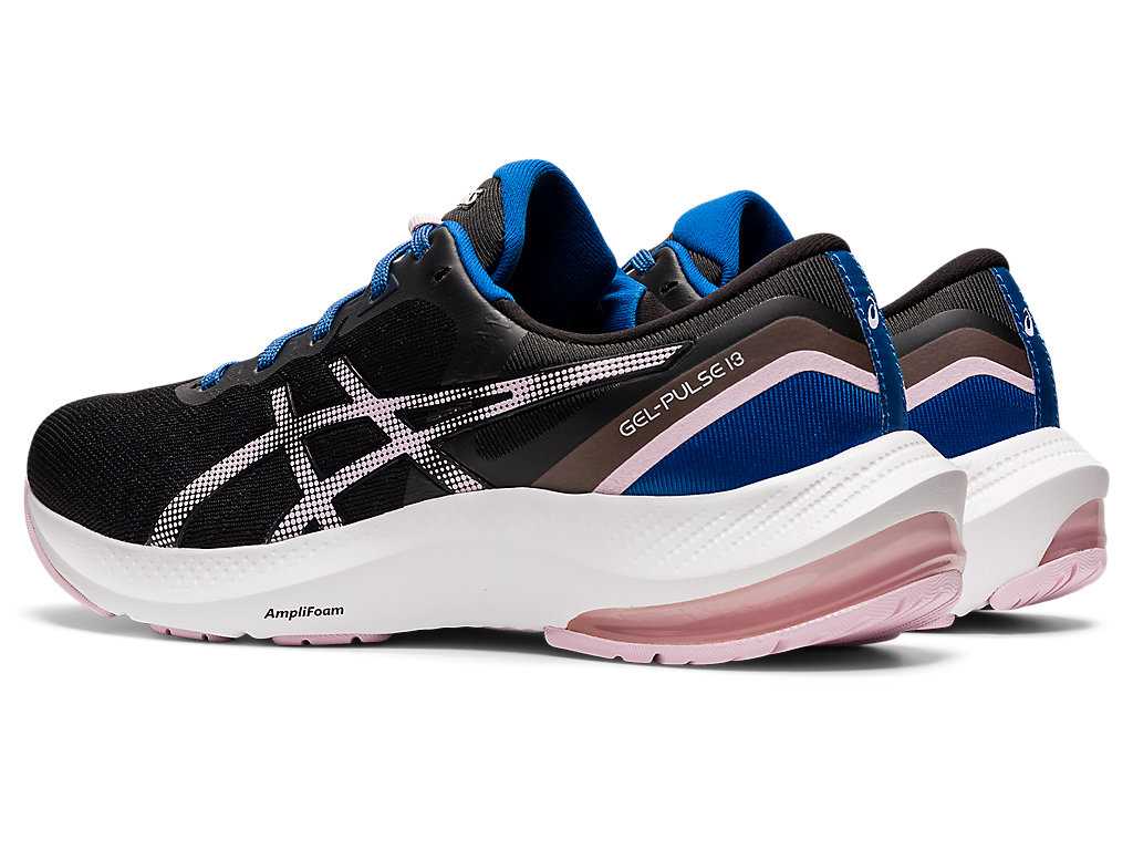 Buty do Chodzenia Damskie Asics Gel-pulse 13 Czarne Różowe | 65483-QSUE