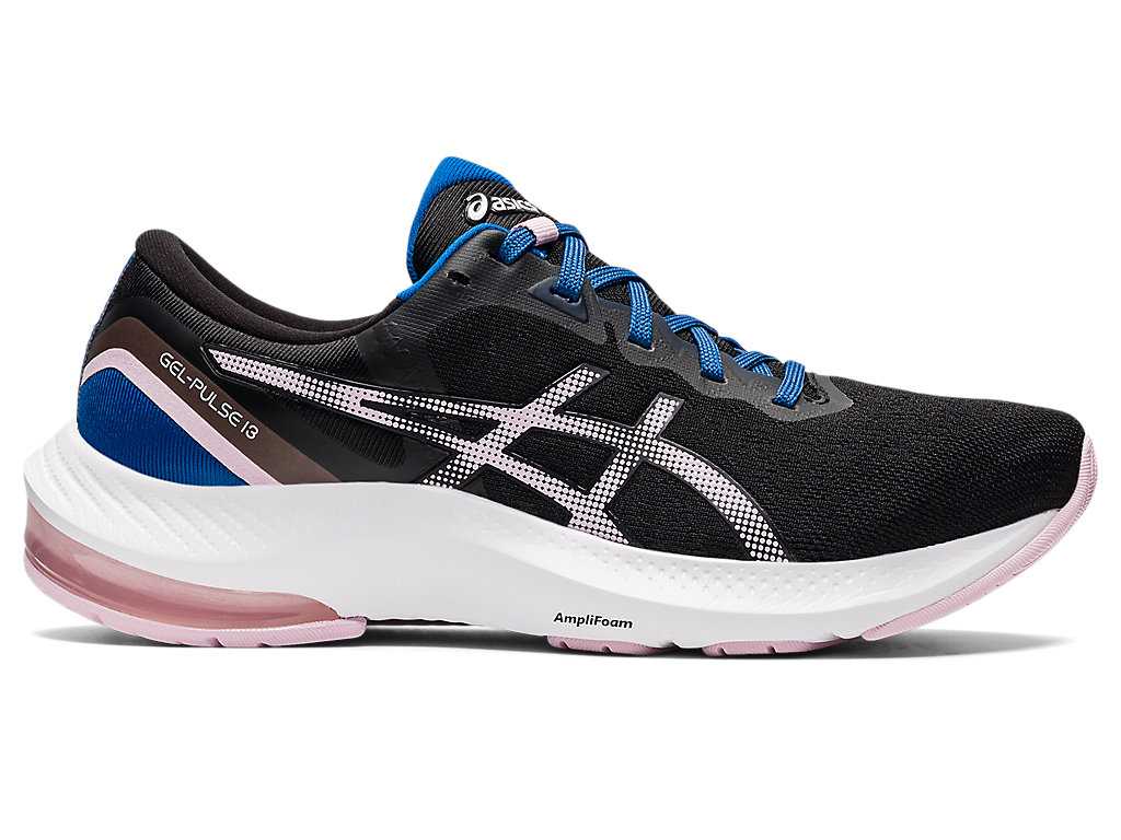 Buty do Chodzenia Damskie Asics Gel-pulse 13 Czarne Różowe | 65483-QSUE