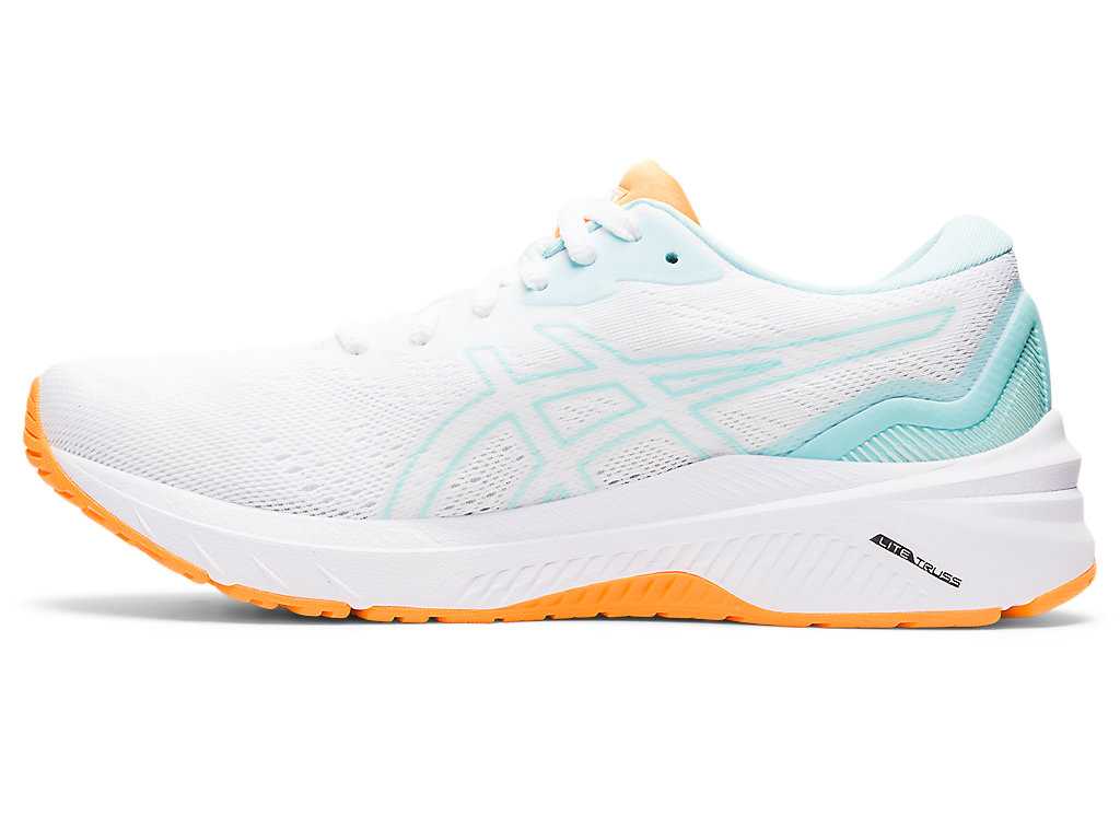 Buty do Chodzenia Damskie Asics Gt-1000 11 Białe Niebieskie | 13256-FAOY