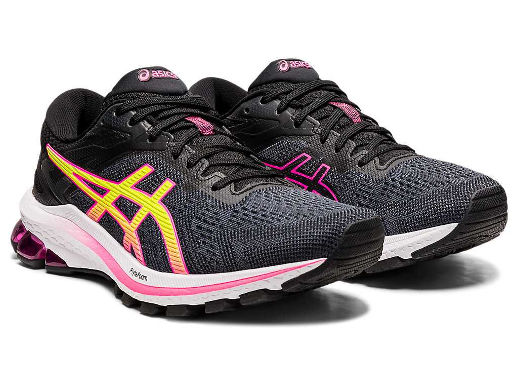 Buty do Chodzenia Damskie Asics Gt-1000 10 Czarne Różowe | 16573-ZSUK