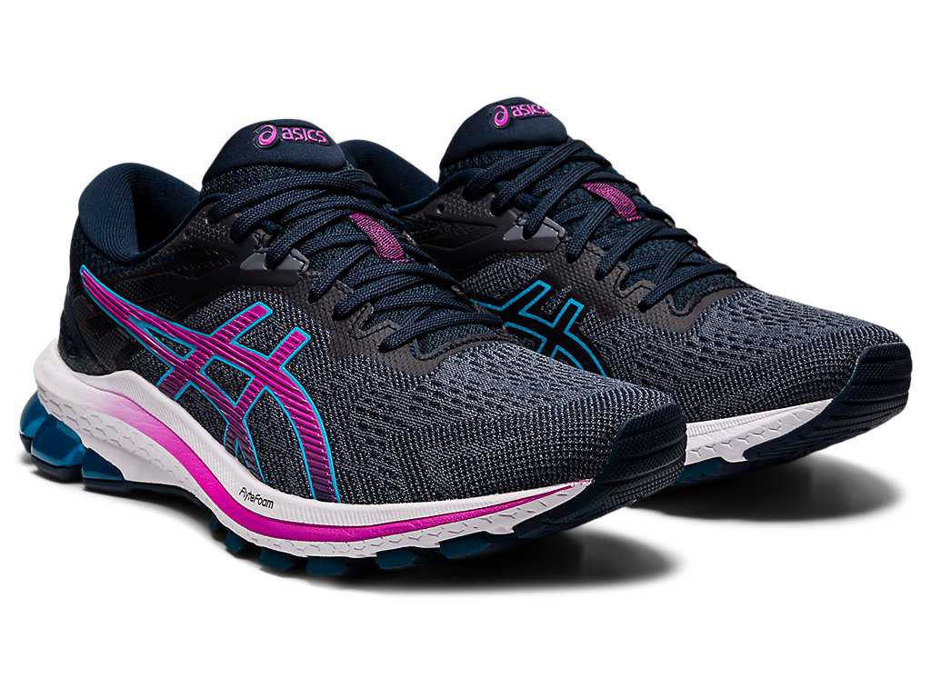 Buty do Chodzenia Damskie Asics Gt-1000 10 Niebieskie Fioletowe | 18540-FIMN