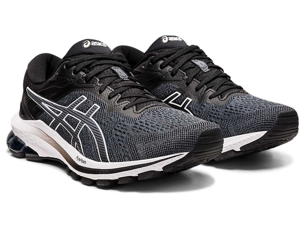 Buty do Chodzenia Damskie Asics Gt-1000 10 (D) Czarne Białe | 24390-RAIE