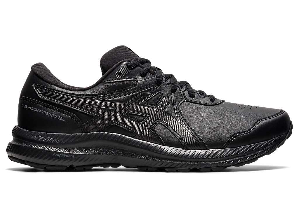 Buty do Chodzenia Męskie Asics Gel-contend Walker Czarne Czarne | 08425-TVIX