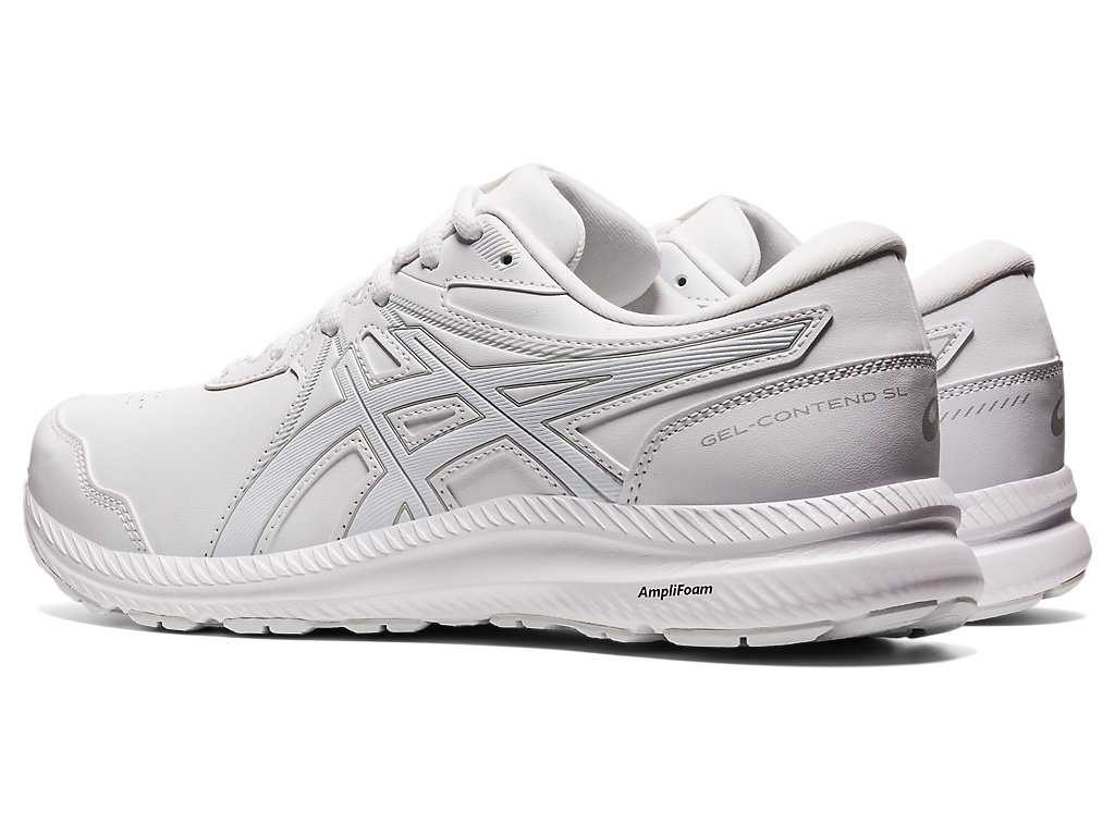 Buty do Chodzenia Męskie Asics Gel-contend Walker Białe Białe | 94182-XNAK