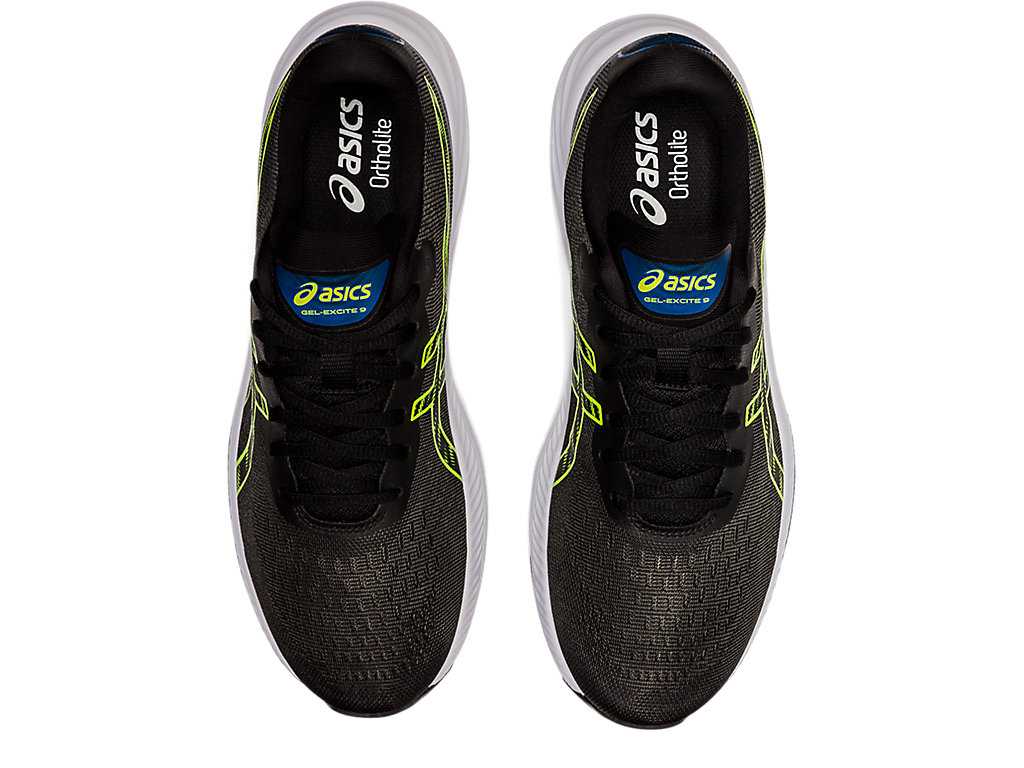 Buty do Chodzenia Męskie Asics Gel-excite 9 Czarne Zielone | 01654-LJTX