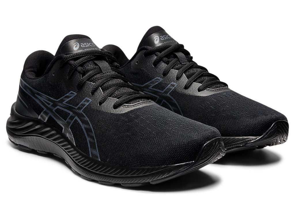 Buty do Chodzenia Męskie Asics Gel-excite 9 Czarne Szare | 10237-YZGA