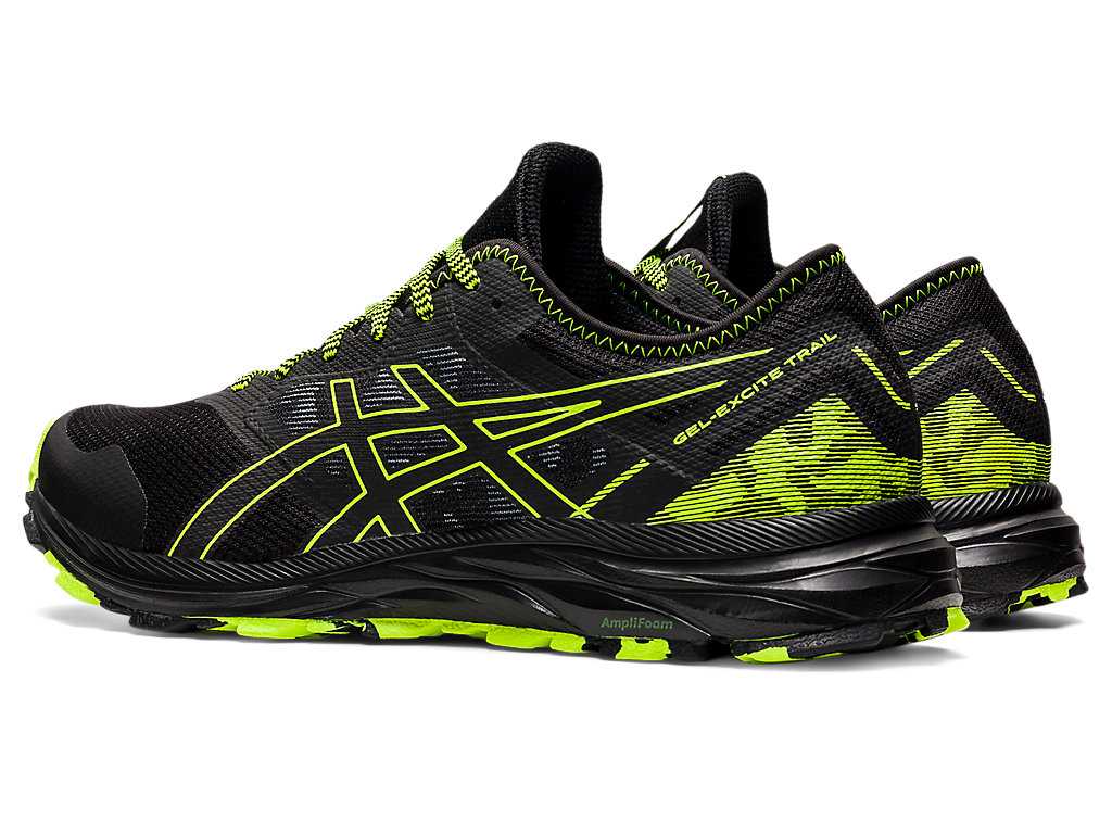 Buty do Chodzenia Męskie Asics Gel-excite Trailowe Czarne Zielone | 53762-PHOF