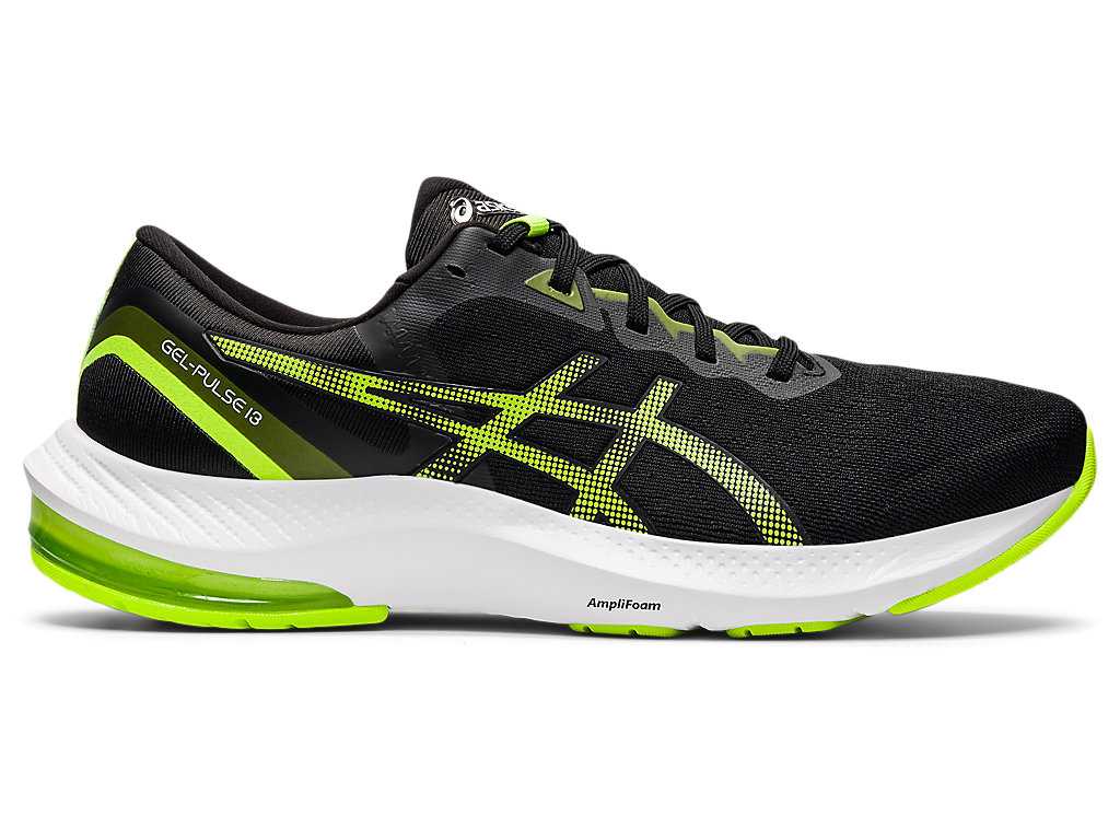 Buty do Chodzenia Męskie Asics Gel-pulse 13 Czarne Zielone | 03572-JTSE