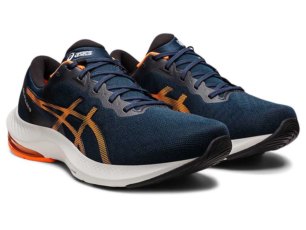 Buty do Chodzenia Męskie Asics Gel-pulse 13 Niebieskie Pomarańczowe | 10237-HVXO