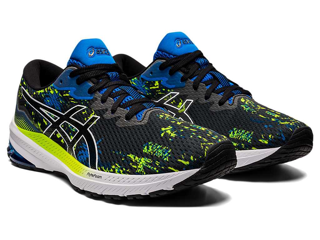 Buty do Chodzenia Męskie Asics Gt-1000 11 Czarne Niebieskie | 60594-WPLB