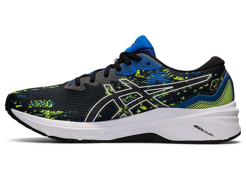 Buty do Chodzenia Męskie Asics Gt-1000 11 Czarne Niebieskie | 60594-WPLB