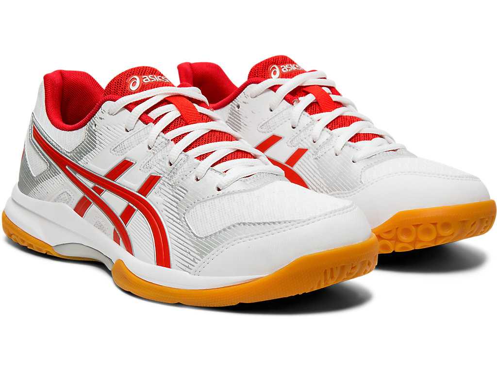 Buty do Siatkówki Damskie Asics Gel-rocket 9 Białe Czerwone | 09546-YEWA