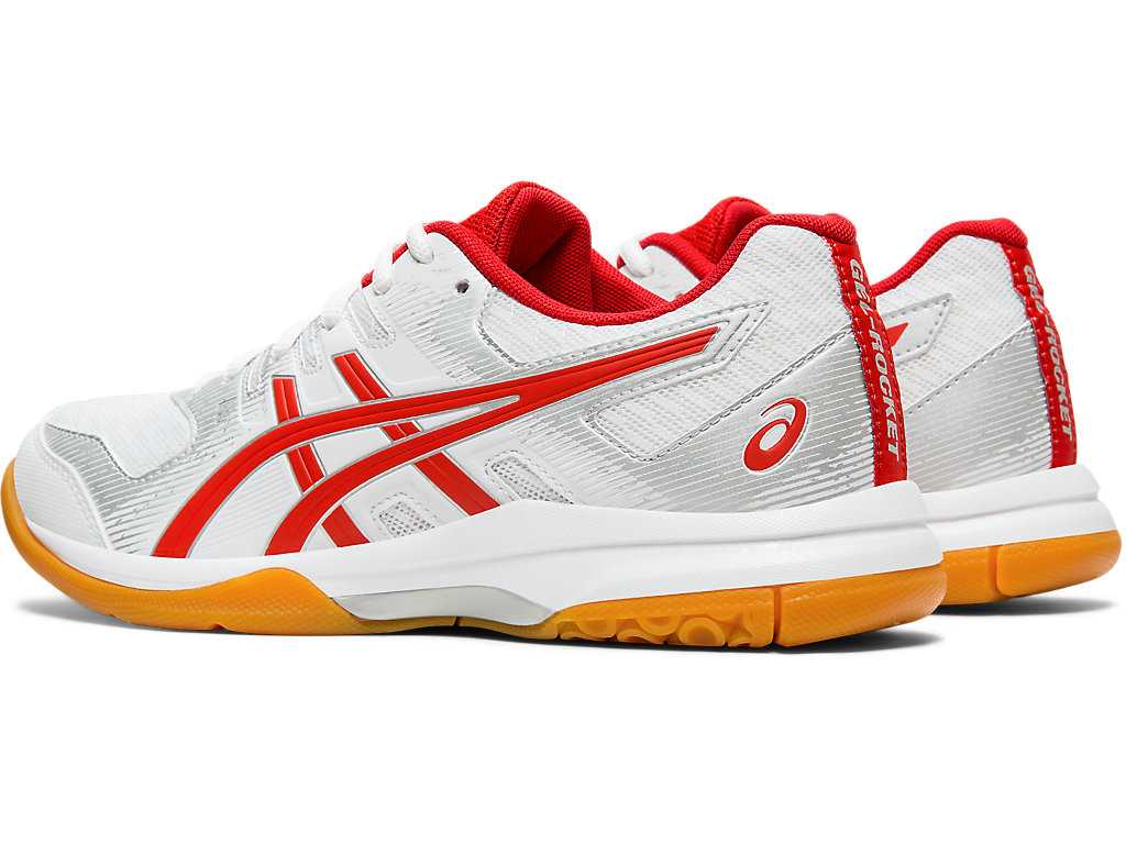 Buty do Siatkówki Damskie Asics Gel-rocket 9 Białe Czerwone | 09546-YEWA