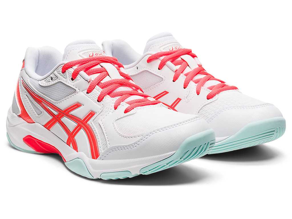 Buty do Siatkówki Damskie Asics Gel-rocket 10 Białe Czerwone | 67531-OCUW