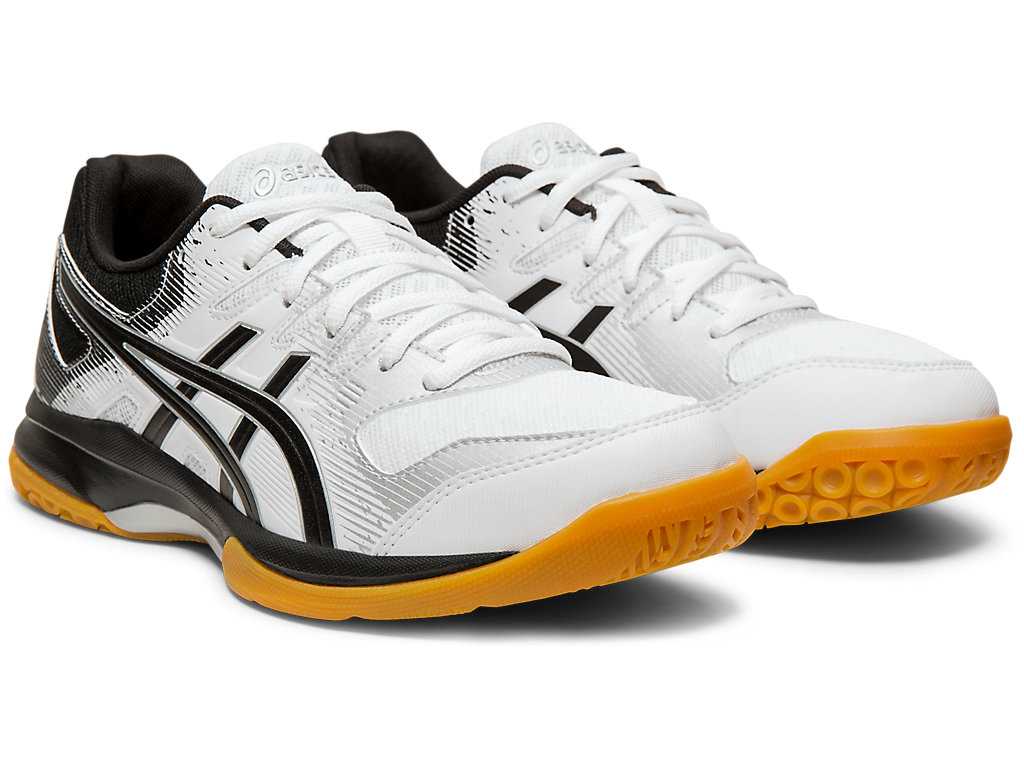 Buty do Siatkówki Damskie Asics Gel-rocket 9 Białe Czarne | 94756-ENAM