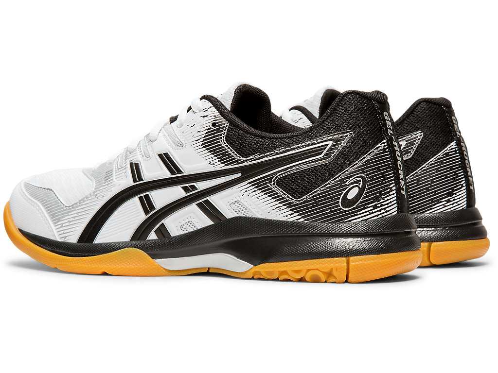 Buty do Siatkówki Damskie Asics Gel-rocket 9 Białe Czarne | 94756-ENAM