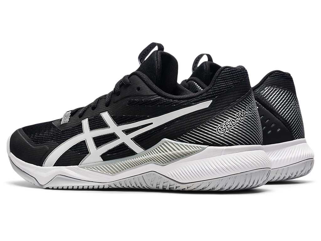 Buty do Siatkówki Damskie Asics Gel-tactic Czarne Białe | 50821-HBCS