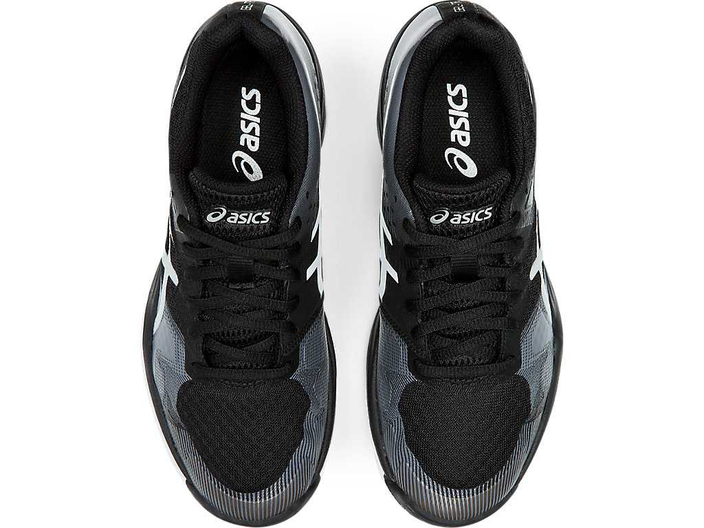 Buty do Siatkówki Damskie Asics Gel-tactic 2 Czarne Srebrne | 65019-UWAG