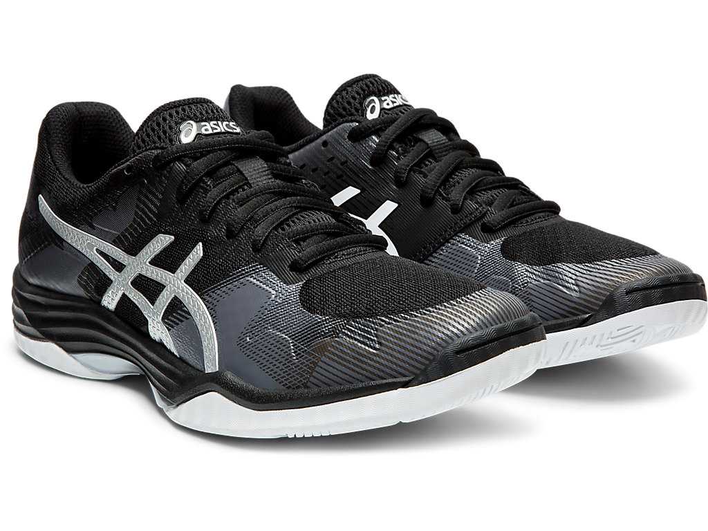 Buty do Siatkówki Damskie Asics Gel-tactic 2 Czarne Srebrne | 65019-UWAG