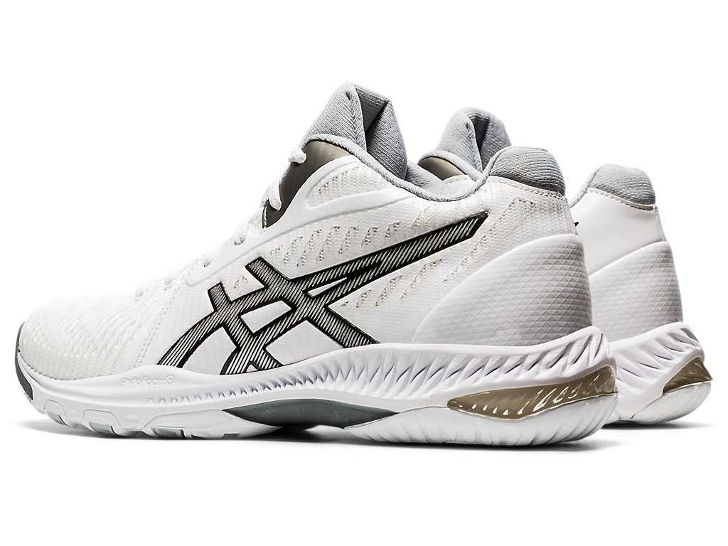 Buty do Siatkówki Damskie Asics Netburner Ballistic Ff Mt 2 Białe Czarne | 17430-RMXK