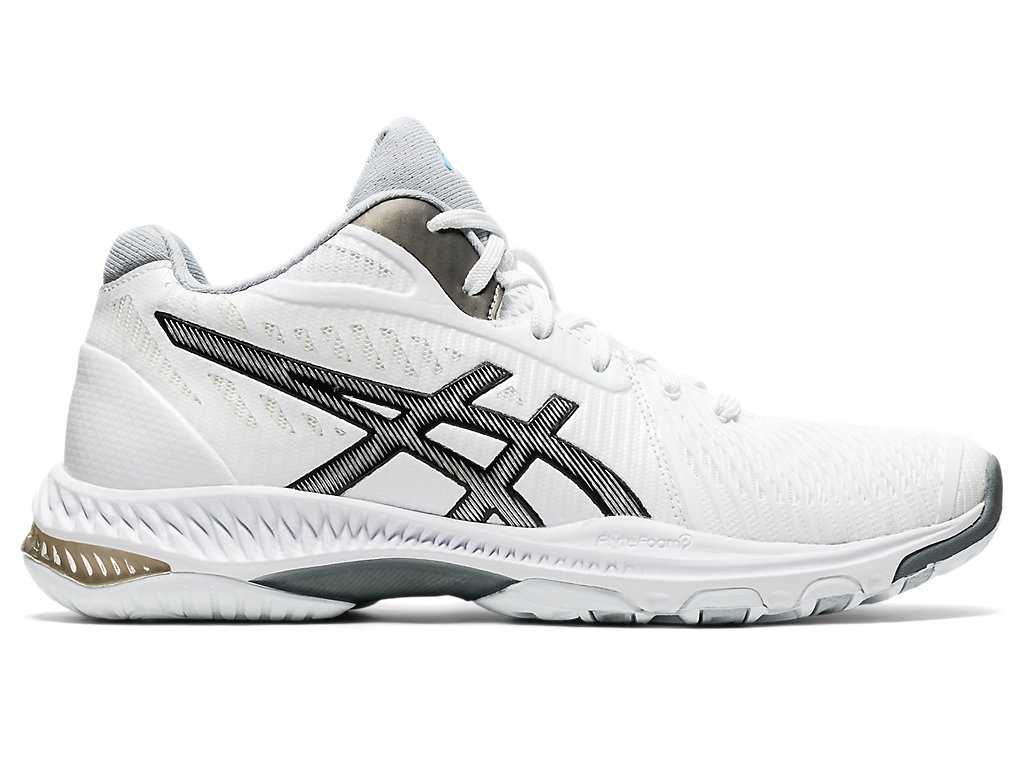 Buty do Siatkówki Damskie Asics Netburner Ballistic Ff Mt 2 Białe Czarne | 17430-RMXK