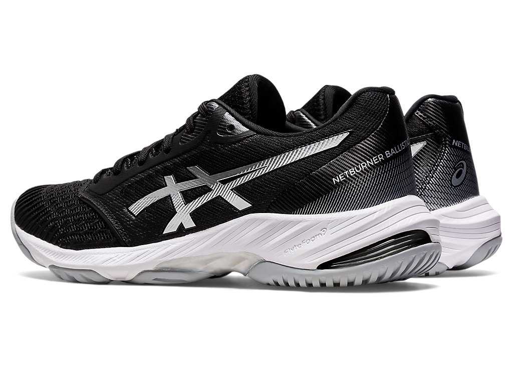 Buty do Siatkówki Damskie Asics Netburner Ballistic Ff 3 Czarne Srebrne | 28593-MAFV