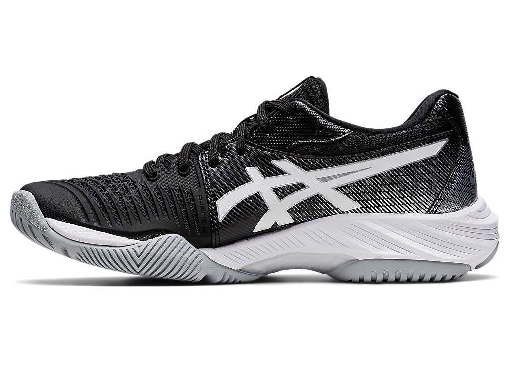 Buty do Siatkówki Damskie Asics Netburner Ballistic Ff 3 Czarne Srebrne | 28593-MAFV