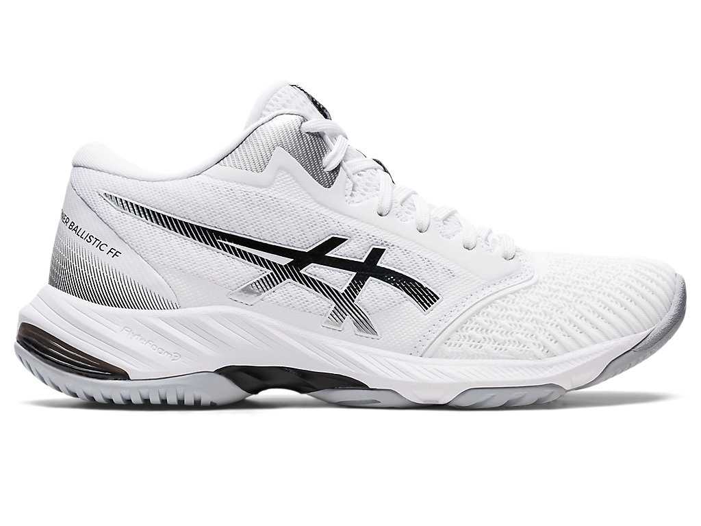 Buty do Siatkówki Damskie Asics Netburner Ballistic Ff Mt 3 Białe Czarne | 50713-XEOH