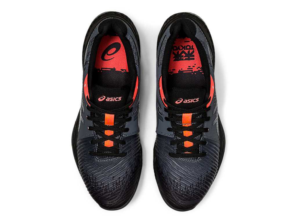 Buty do Siatkówki Damskie Asics Netburner Ballistic Ff 2 L.E. Czarne Czerwone | 52067-EWMF