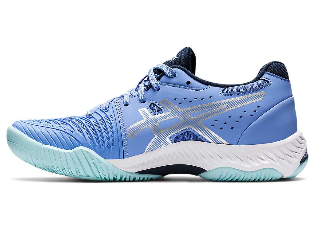 Buty do Siatkówki Damskie Asics Netburner Ballistic Ff 2 Niebieskie Srebrne | 89063-UWTL