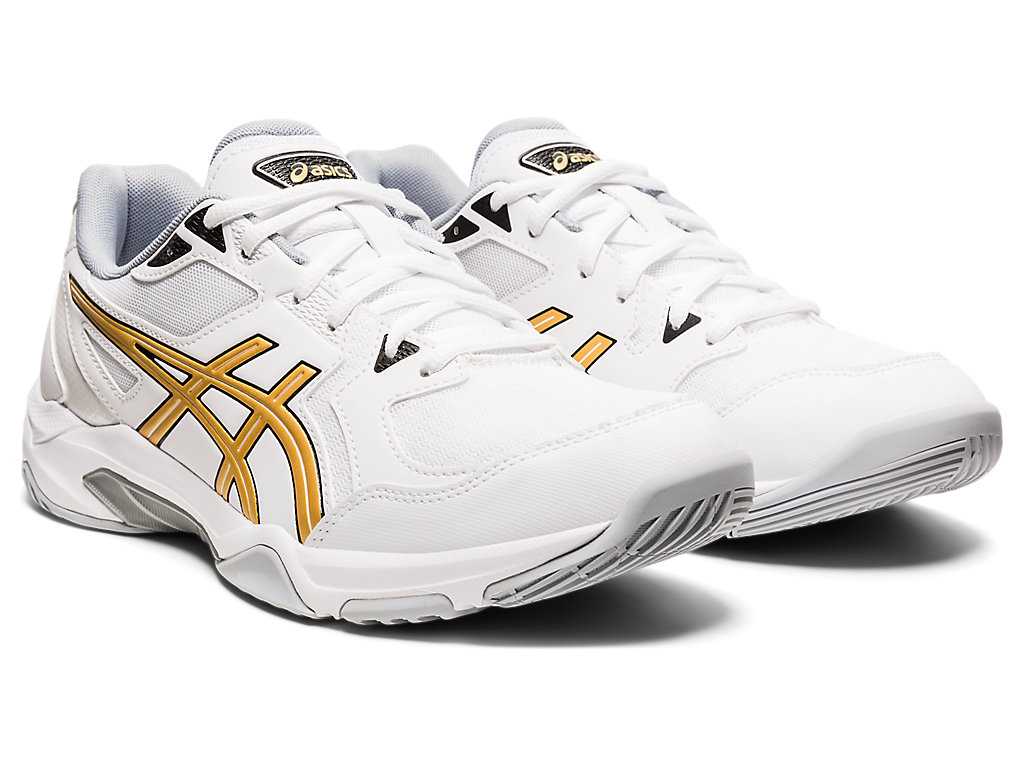 Buty do Siatkówki Męskie Asics Gel-rocket 10 Białe Złote | 20516-RNTV